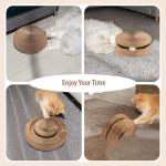 Foldable Accordion Cat Scratcher with Ball Toy