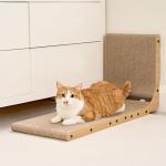 EHEYCIGA L Shape Cat Scratcher with Ball