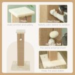 Indoor Cat Tree with Jute Scratching Post
