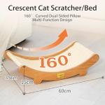 CheerPals Curved Sisal Cat Scratcher Bed