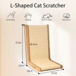 CheerPals L-Shaped Sisal Cat Scratcher Post