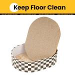 Conlun Cat Scratcher Box with Reversible Scratch Pad