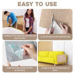 Self-Adhesive Cat Scratching Mat for Wall