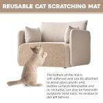 Self-Adhesive Cat Scratching Mat for Wall