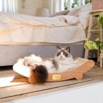 CheerPals Curved Sisal Cat Scratcher Bed