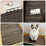 Ergonomic Cat Scratching Cardboard Cutter Tool