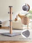 Foldable 74cm Cat Scratching Post with Toys