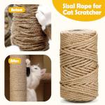 60M Sisal Rope for Cat Scratching Posts