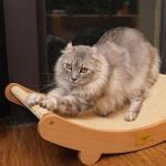 CheerPals Curved Sisal Cat Scratcher Bed