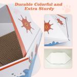 Dookron Extra Long Cat Scratcher Boat and Pads