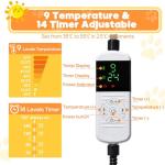 Angelpet Heated Pet Pad for Dogs and Cats