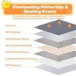 Angelpet Heated Pet Pad for Dogs and Cats