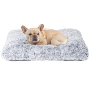Fluffy Anti-Anxiety Dog Bed Mat - Grey