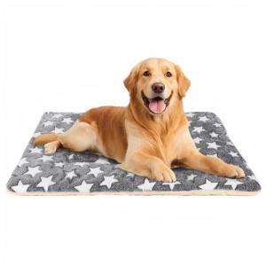 Grey Machine Washable Dog and Pet Bed Mat