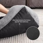 JOEJOY Dog Bed Medium - Washable Rectangle Dog Beds, Anti-Anxiety, Soft Plush Non-Slip Bottom Pet Bed - Small | Medium | Large Size Mattress Mat, Grey