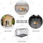 Grey Machine Washable Dog and Pet Bed Mat