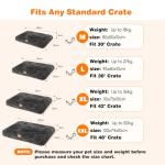 Nobleza Large Washable Calming Dog Bed