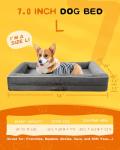 Large Orthopedic Dog Bed with Removable Cover