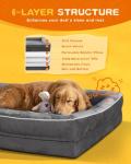 Large Orthopedic Dog Bed with Removable Cover