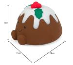 Petface Christmas Pudding Squeaky Dog Toy