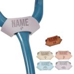 Custom Engraved Leather Stethoscope Name Tag