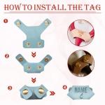 Custom Engraved Leather Stethoscope Name Tag