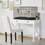 Spacious Bird Cage for Small Birds and Parrots