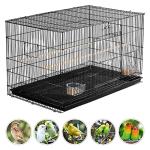Spacious Bird Cage for Small Birds and Parrots