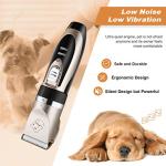 Quiet Rechargeable Dog and Cat Grooming Kit