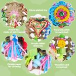 Colorful Foraging Toys for Budgies and Parrots