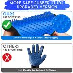 Pet Grooming Gloves 2-Pack for Dogs and Cats