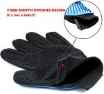Pet Grooming Gloves 2-Pack for Dogs and Cats