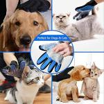 Pet Grooming Gloves 2-Pack for Dogs and Cats