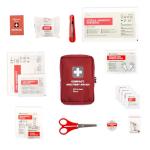 Compact 20-Piece Dog First Aid Kit for Travel
