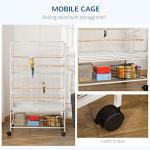 Large Bird Cage with Stand and Storage