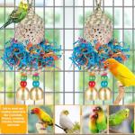 Colorful Hanging Foraging Toys for Small Birds
