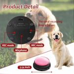 Recordable Dog Buttons with Stickers - 4 Pack