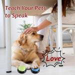 Recordable Dog Buttons with Stickers - 4 Pack