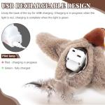 Interactive Chirping Bird Cat Toy with Catnip