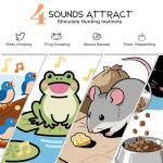 Interactive Cat Ball Toy with Feathers and Sounds