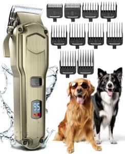 Oneisall Cordless Dog Clippers for Thick Coats
