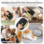 Pet Hair Removal Glove for Dogs and Cats