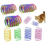 Colorful Interactive Spring Toys for Cats 12 Pcs