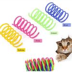 Colorful Interactive Spring Toys for Cats 12 Pcs