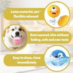 3 Pack Soft Squeaky Balls for Small Dogs