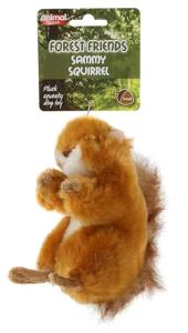 Forest Friends Plush Squeaky Dog Toy - Sammy Squirrel