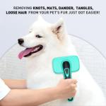 Self-Cleaning Slicker Brush for Dogs and Cats