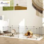 Pawhut 12-Panel Metal Pet Playpen for Small Animals