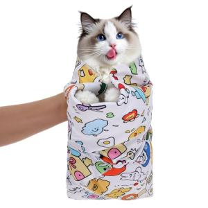 Grooming Cat Wrap Swaddle for Nail Clipping