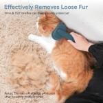 Self-Cleaning Cat Grooming Brush with Button